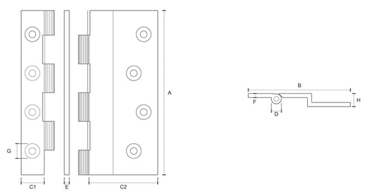 l-type hinges